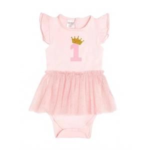 NEW SWEET WINK baby's 1st birthday tank tutu bodysuit in light pink